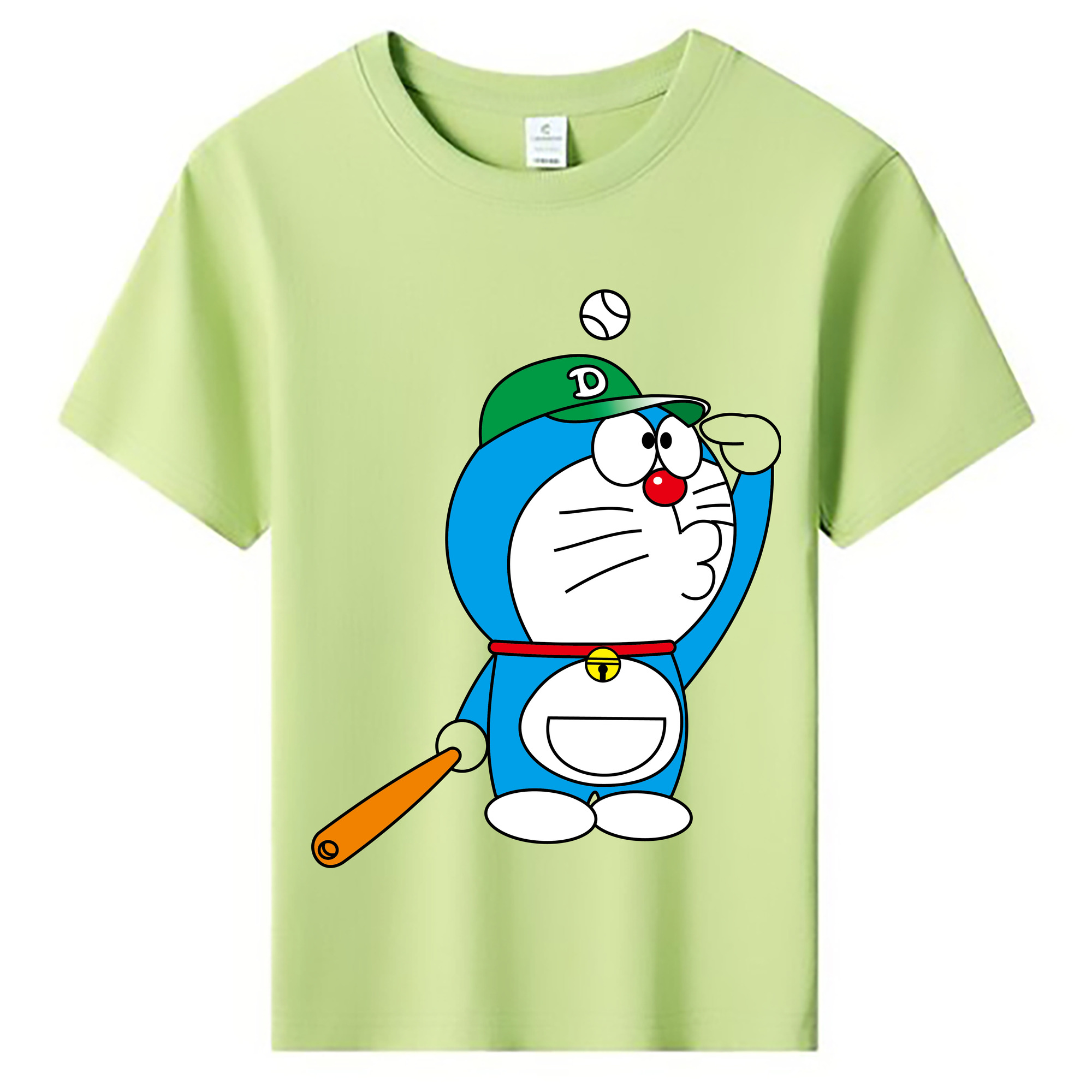 （画像用） ドラえもん Doraemon 綿100％キッズTシャツ（フロントプリント）